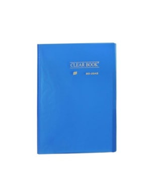 PASTA CATÁLOGO YES CLEAR BOOK BD20S 20 ENVELOPES AZUL