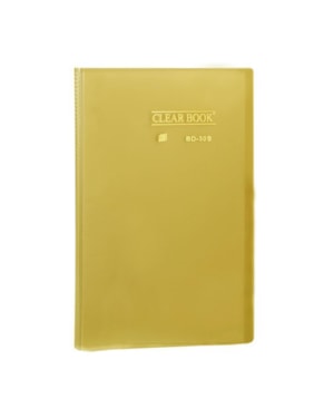 PASTA CATÁLOGO YES CLEAR BOOK BD30S 30 ENVELOPES AMARELA
