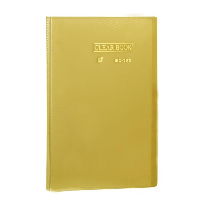 PASTA CATÁLOGO YES CLEAR BOOK BD30S 30 ENVELOPES AMARELA