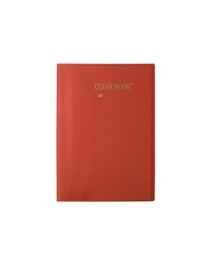 PASTA CATÁLOGO YES CLEAR BOOK BD50S 50 ENVELOPES VERMELHA