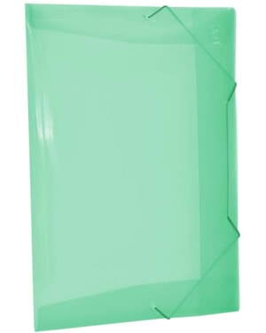 PASTA DAC COM ELASTICO 1/2 OFICIO VERDE 500 PP-VD