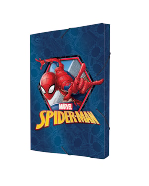 PASTA DAC COM ELASTICO OFICIO 2.0MM HOMEM ARANHA