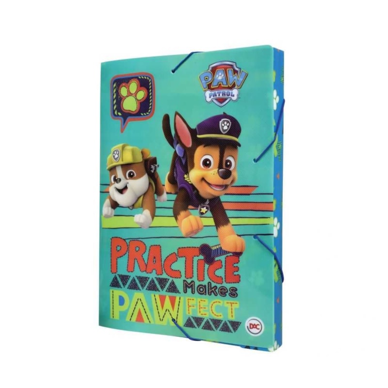 PASTA DAC COM ELASTICO OFICIO 4.0MM PATRULHA CANINA