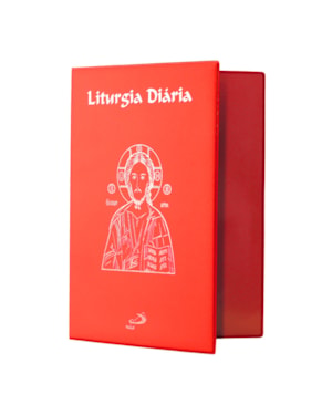 PASTA LITURGIA DIÁRIA - LETRA GRANDE COR VERMELHA