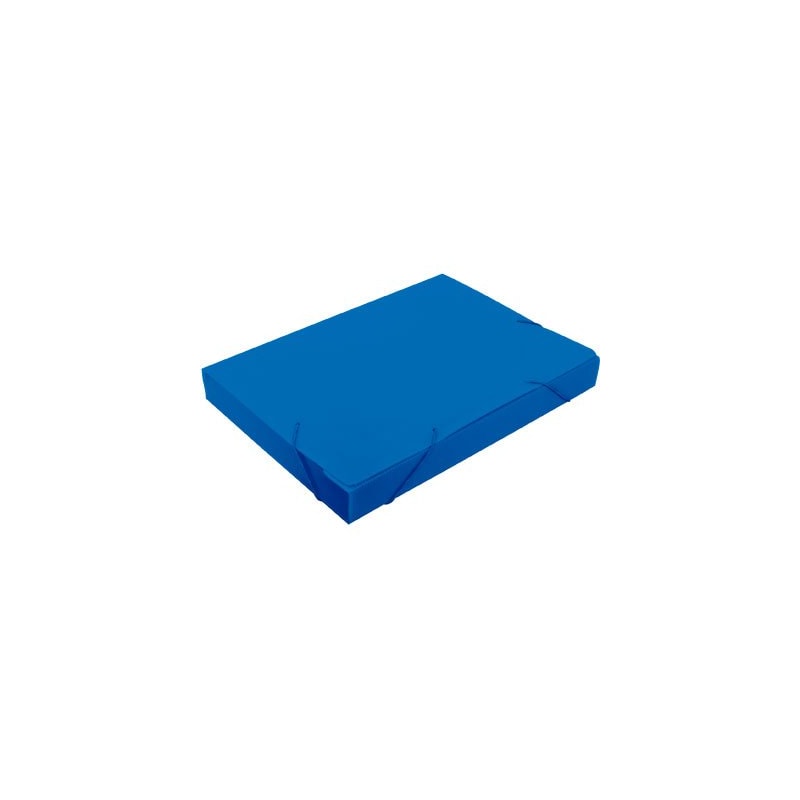 PASTA OFICIO COM ELÁSTICO POLIONDA 3.5MM AZUL