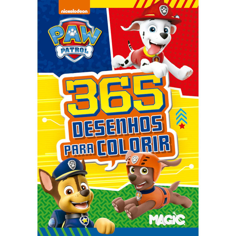 PATRULHA CANINA - 365 DESENHOS PARA COLORIR