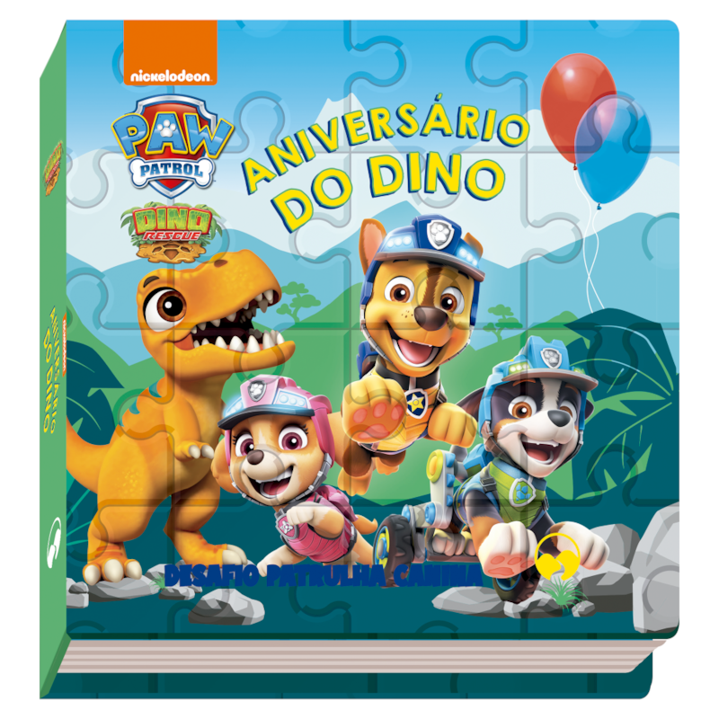 PATRULHA CANINA - ANIVERSÁRIO DO DINO: LIVRO ALMOFADADO