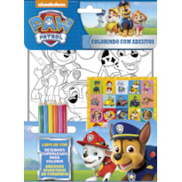 PATRULHA CANINA COLORINDO COM ADESIVOS