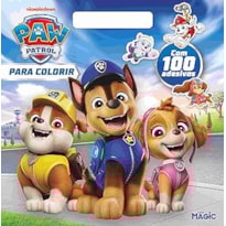 PATRULHA CANINA - COLORIR COM ALÇA E 100 ADESIVOS