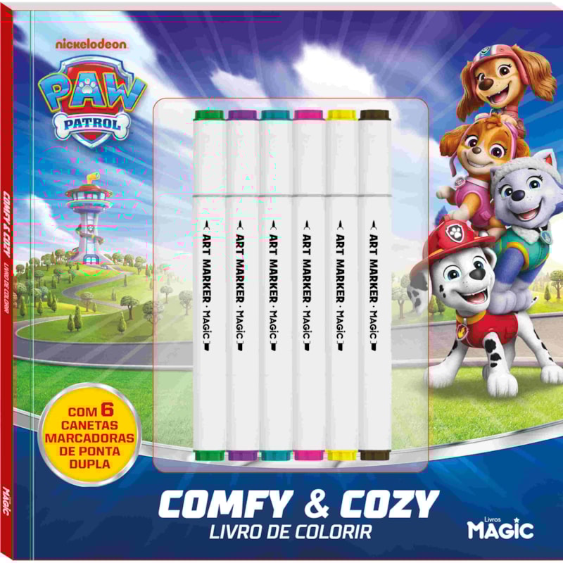 PATRULHA CANINA - COMFY AND COZY - PARA COLORIR