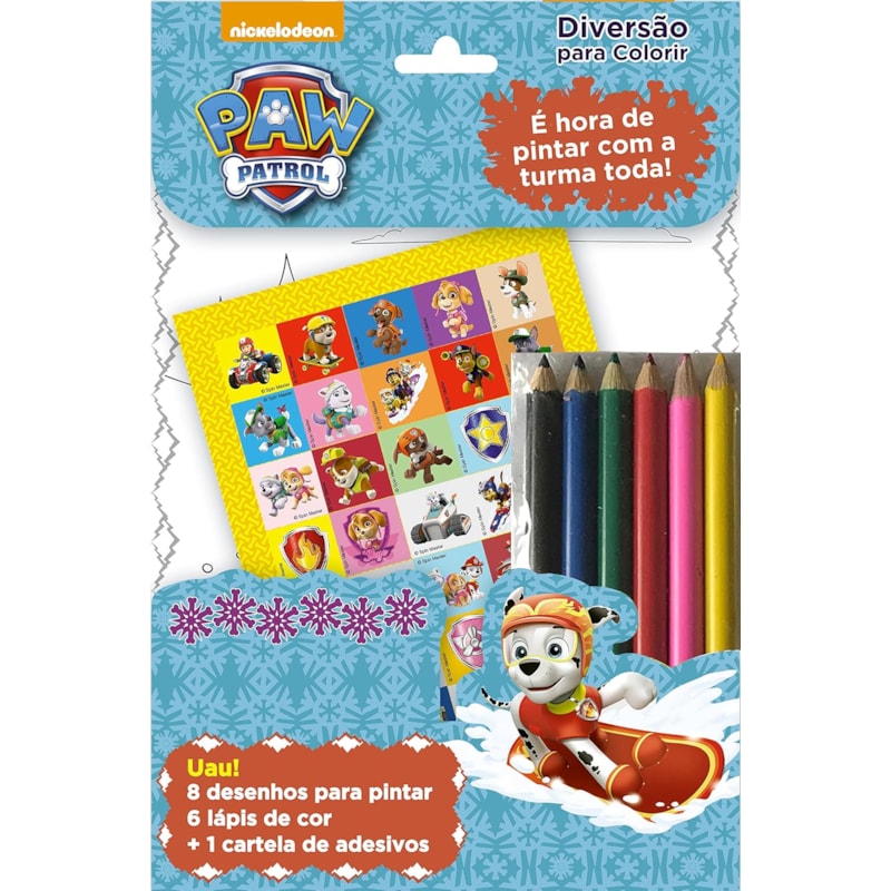 PATRULHA CANINA - DIVERSÃO PARA COLORIR