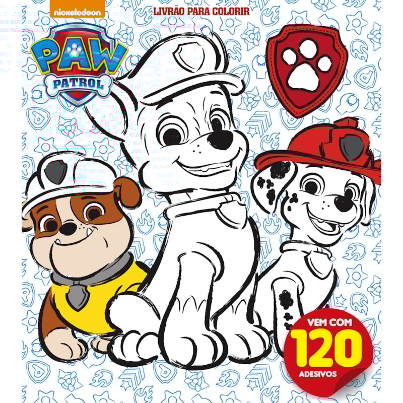 PATRULHA CANINA LIVRÃO PARA COLORIR