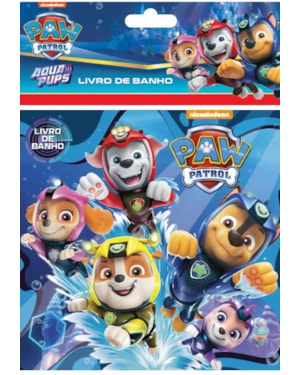 PATRULHA CANINA LIVRO DE BANHO