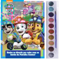 PATRULHA CANINA LIVRO PARA PINTAR COM AQUARELA