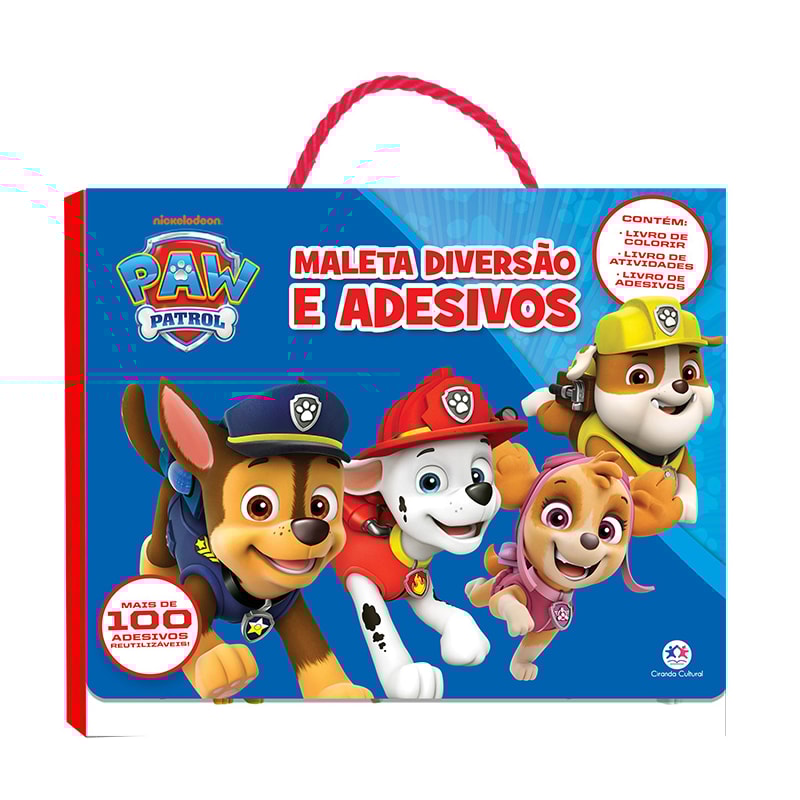 PATRULHA CANINA - MALETA DIVERSÃO E ADESIVOS