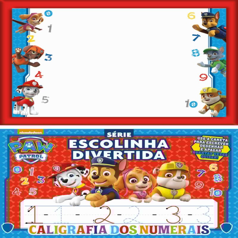 PATRULHA CANINA SÉRIE ESCOLINHA DIVERTIDA - NÚMEROS