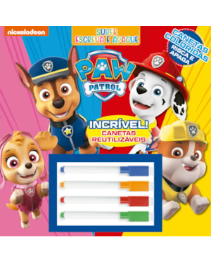 PATRULHA CANINA SUPER ESCREVA E APAGUE