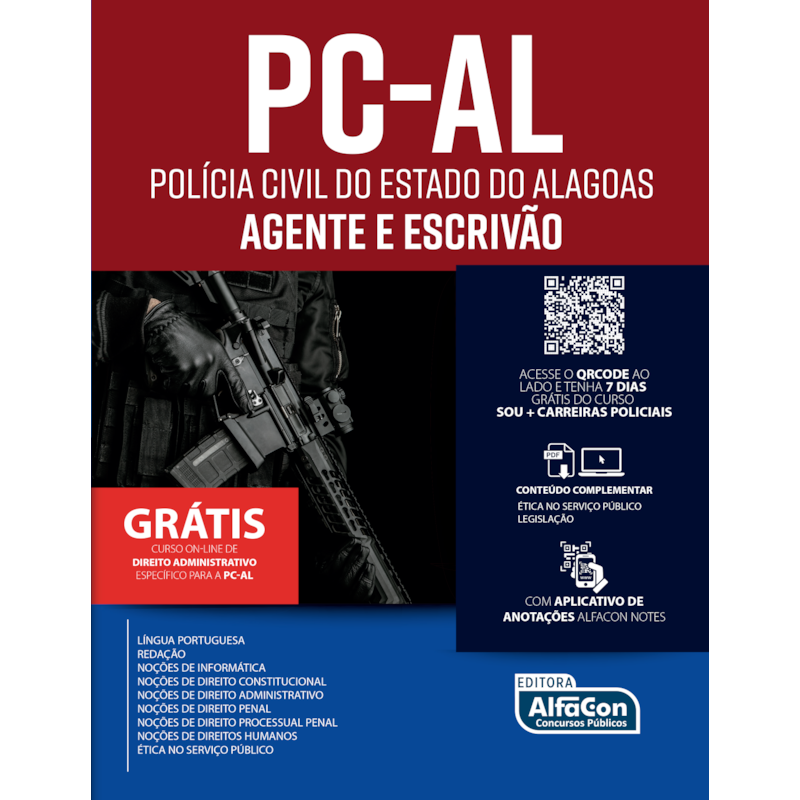 PC-AL - POLÍCIA CIVIL DO ESTADO DO ALAGOAS - AGENTE E ESCRIVÃO