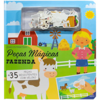 Peças Mágicas - Um livro com velcro: Fazenda