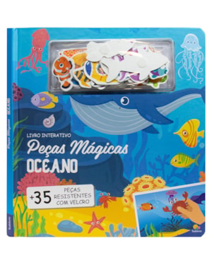 PEÇAS MÁGICAS - UM LIVRO COM VELCRO: OCEANO