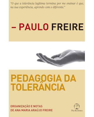 PEDAGOGIA DA TOLERÂNCIA