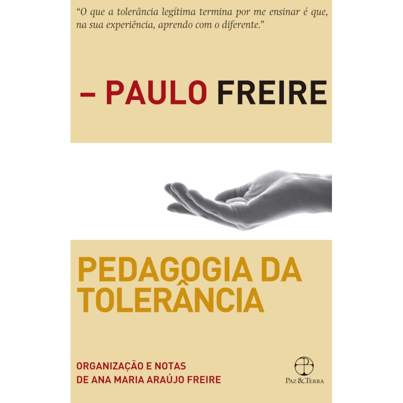PEDAGOGIA DA TOLERÂNCIA