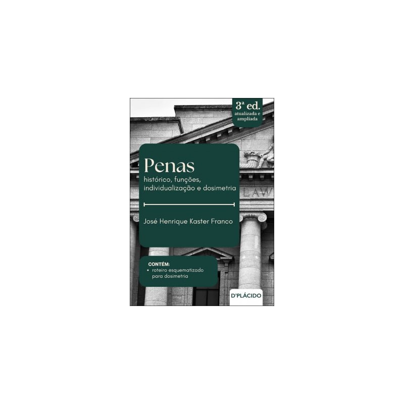 PENAS: HISTÓRICO, FUNÇÕES, INDIVIDUALIZAÇÃO E DOSIMETRIA | 3ª EDIÇÃO