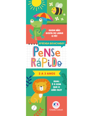 PENSE RÁPIDO - 2 A 3 ANOS