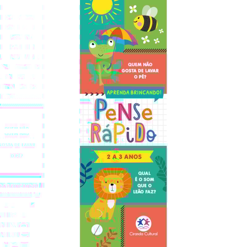 PENSE RÁPIDO - 2 A 3 ANOS