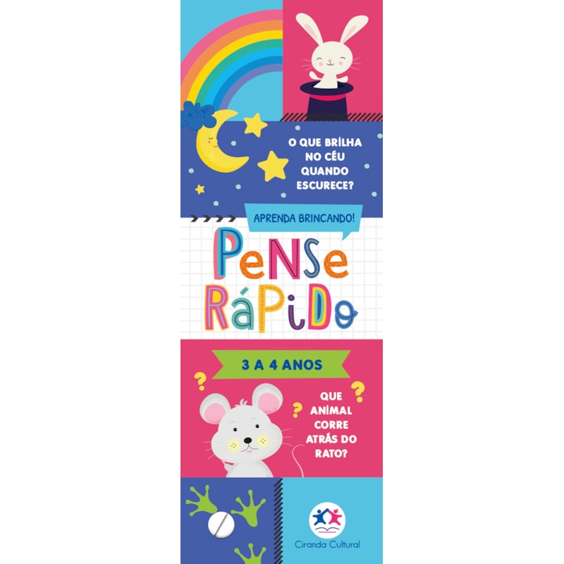 PENSE RÁPIDO - 3 A 4 ANOS