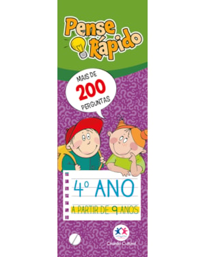 PENSE RÁPIDO - 4º ANO