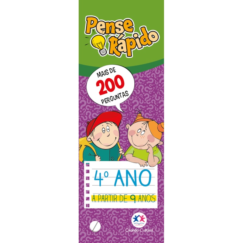 PENSE RÁPIDO - 4º ANO