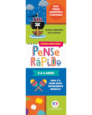 PENSE RÁPIDO - 5 A 6 ANOS