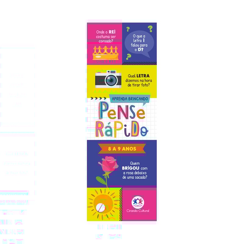 PENSE RÁPIDO - 8 A 9 ANOS