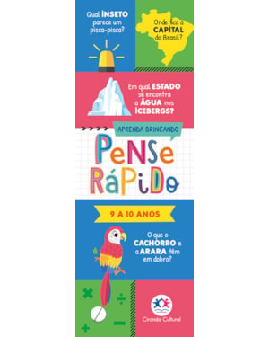 PENSE RÁPIDO - 9 A 10 ANOS