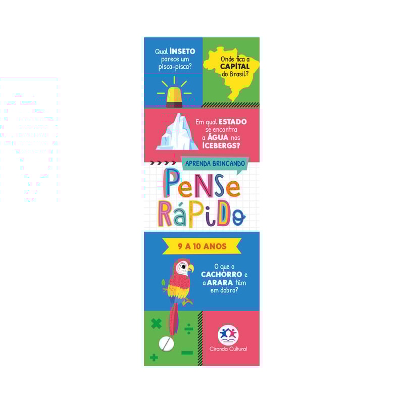 PENSE RÁPIDO - 9 A 10 ANOS