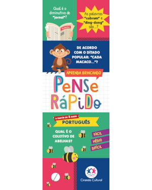 PENSE RÁPIDO - PORTUGUÊS