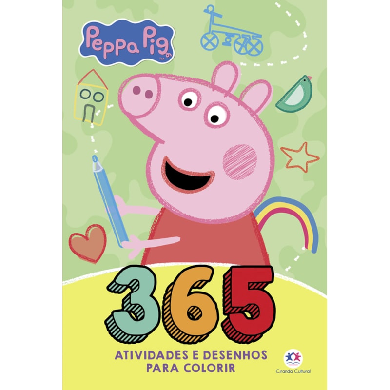 Peppa Pig - 365 Atividades e Desenhos para Colorir: 365 atividades e desenhos para colorir