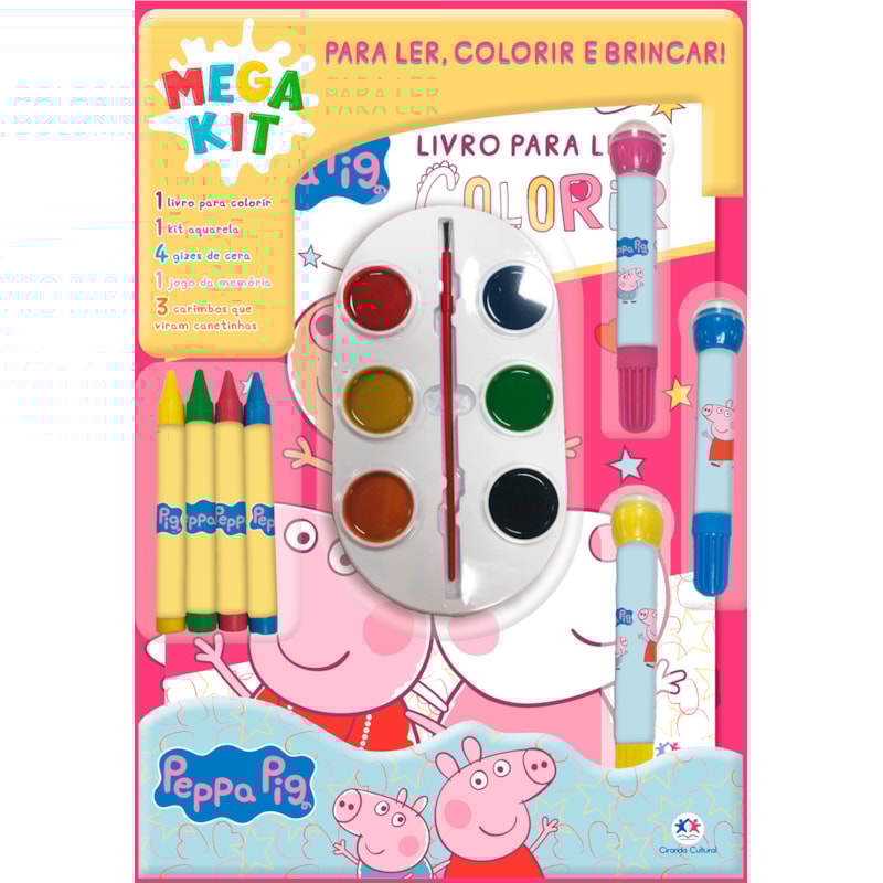 PEPPA PIG - LER, COLORIR E BRINCAR