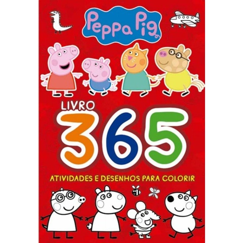 PEPPA PIG LIVRO 365 ATIVIDADES E DESENHOS PARA COLORIR