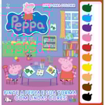 PEPPA PIG - LIVRO PARA COLORIR COM AQUARELA: PINTE A PEPPA E SUA TURMA COM LINDAS CORES!