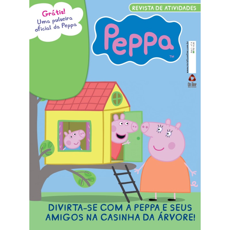 PEPPA PIG - REVISTA DE ATIVIDADES: DIVERTA-SE COM A PEPPA E SEUS AMIGOS NA CASINHA DA ÁRVORE!