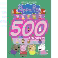 PEPPA PIG SUPERLIVRO DE ADESIVOS - 500 ADESIVOS