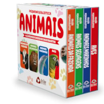 PEQUENA BIBLIOTECA ANIMAIS - BOX COM 4 LIVRINHOS