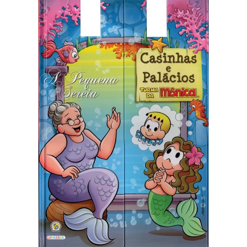 PEQUENA SEREIA, A - COL. CASINHAS E PALACIOS TURMA DA MONICA - 1ª