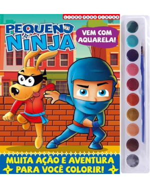 PEQUENO NINJA LIVRO PARA PINTAR