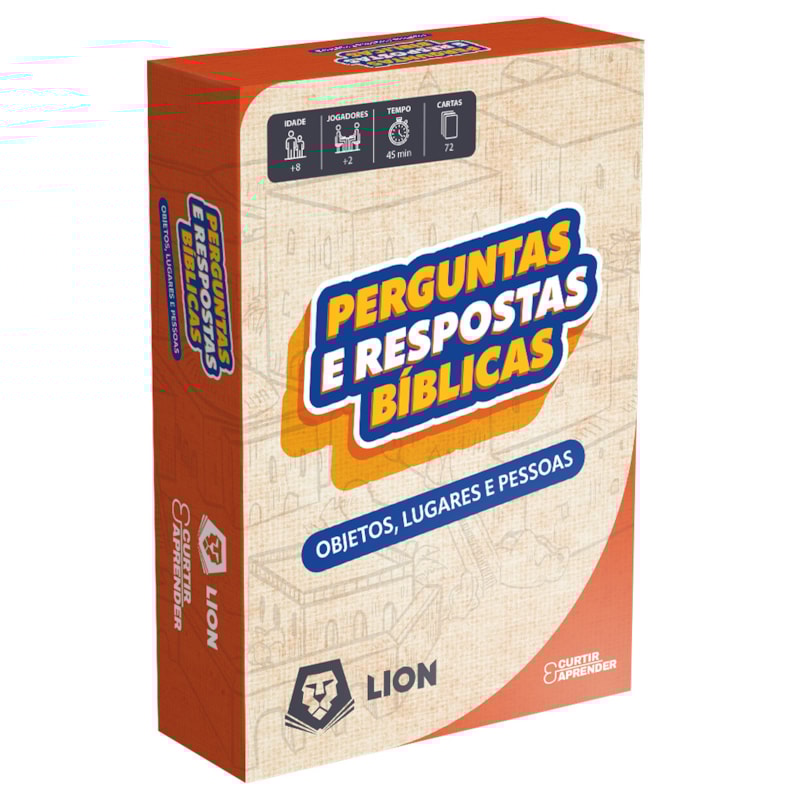 PERGUNTAS E RESPOSTAS BÍBLICAS - JOGO DE CARTA + LIVRETO