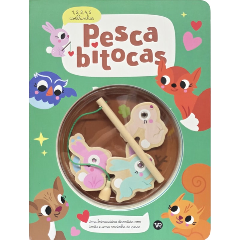 Pesca bitocas - 1, 2, 3, 4, 5 coelhinhos