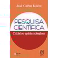 PESQUISA CIENTIFICA - CRITERIOS EPISTEMOLOGICOS