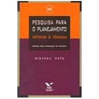 PESQUISA PARA O PLANEJAMENTO - METODOS E TECNICAS - 1